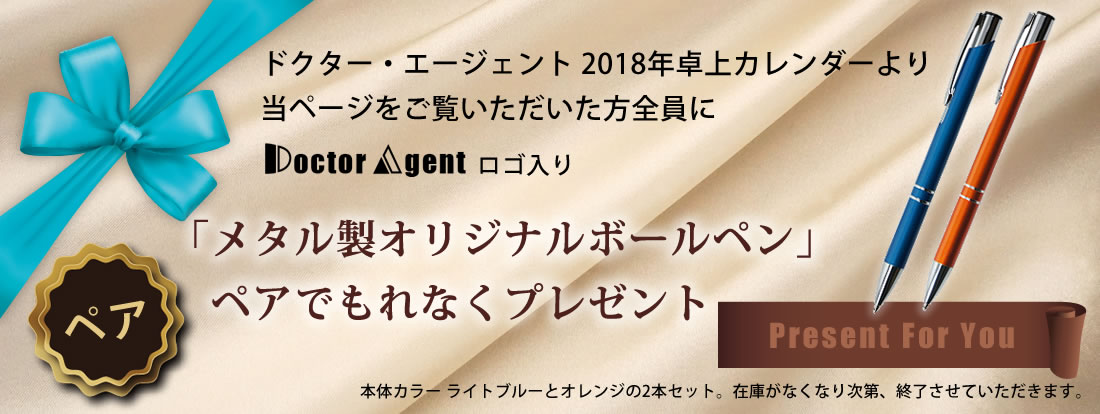 メタル製オリジナルボールペン ペアでもれなくプレゼント